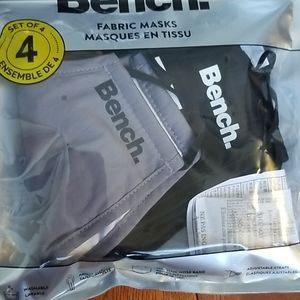 Bench face masks 3 left in pkg